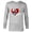 Athletic Heather, variant on Tim Burton’s The Nightmare Before Christmas Love is Alive - Long Sleeve T-Shirt for Men - Customized-Athletic Heather