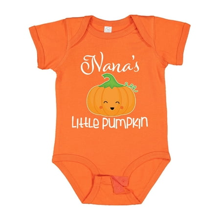 

Inktastic Nana Little Pumpkin Grandkids Gift Baby Boy or Baby Girl Bodysuit