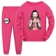 thumbnail image 1 of Conjuntos de pijamas para niños Demon Slayer, ropa de casa de dibujos animados para niños, traje informal de manga larga para niñas, conjunto de pijamas de Navidad, ropa de dormir, 1 of 4