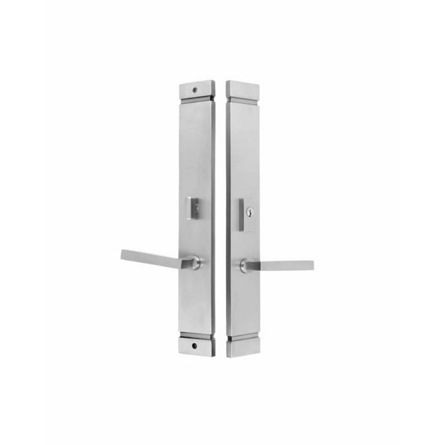 Multi Point Lock Trim Set – Brass 18″x2.5″ Verona | Satin Nickel & Black Matte Finish | Active Keyed & Dummy | LH & RH Handed