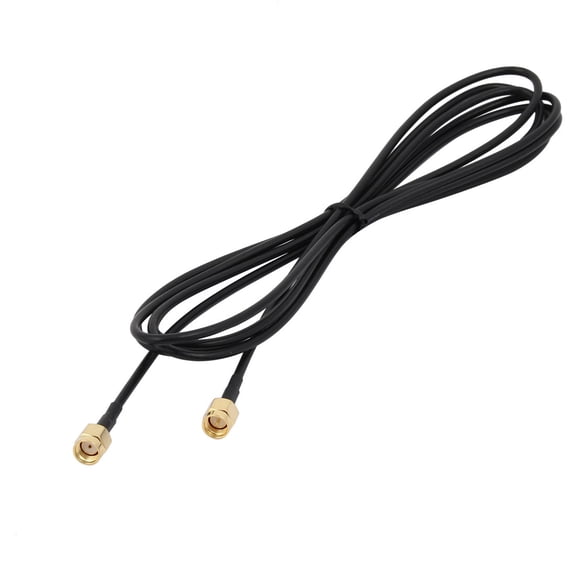 Unique Bargains RG174 Antenna WiFi Pigtail Cable SMA Female to Male Connector 2 Meters Length