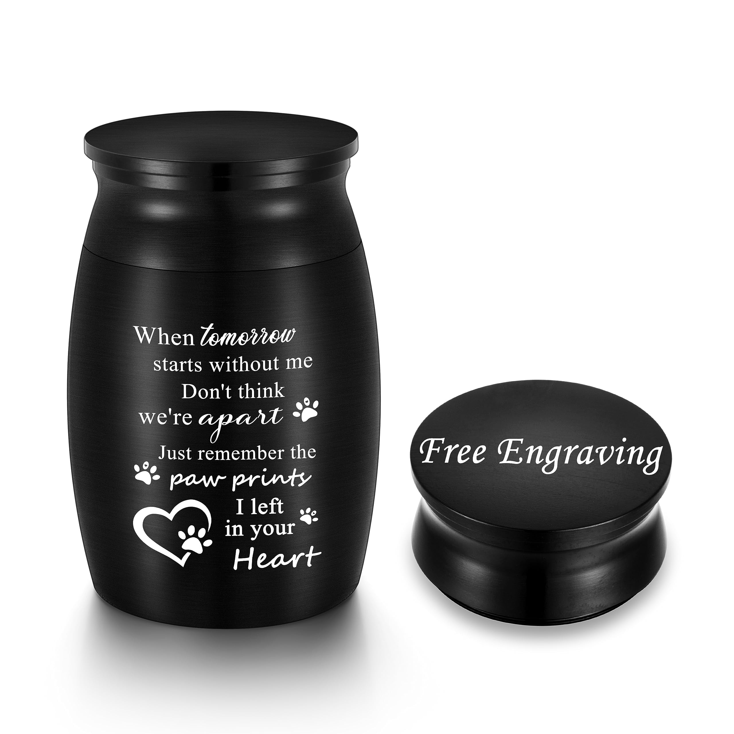 3 Inches Small Keepsake Cremation Urn for Human / Pet Ashes Mini Cremation Urns Memorial Ashes Urn Mini Urn Stainless Steel Ashes Holder Small Ash Urn for Ashes