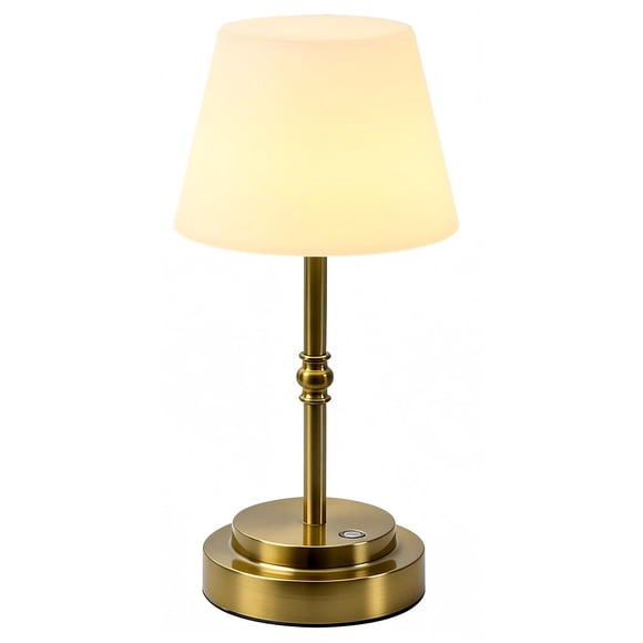 Cordless Table Lamp Rechargeable, 5200mAh Battery Operated Table Lamp with Touch Control, Stepless Dimmable, 3 Color Temperatures, Soft Amb