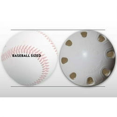 Stee-Rike 3 Premium Plastic Hard Training Baseballs, White & Red. 9 Pack New.