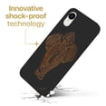 thumbnail image 3 of Wood phone case for iPhone XR compatible protective cell phone cover shockproof slim fit laser engraved Elephant Indian design Black wood case for Men & Women by CaseYard, 3 of 7