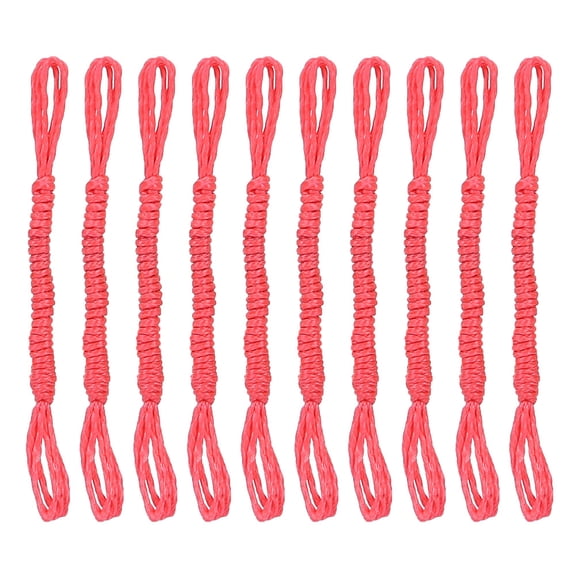 Sarapandan 10PCS Fish Dart String Used for Slingshot Catching Fishing Accessories Handmade (Red)