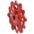thumbnail image 2 of Rear Derailleur Pulley, Anti Oxidation CNC Machined Aluminum Alloy Rear Derailleur Guide Roller  For Road Bike Red, 2 of 8
