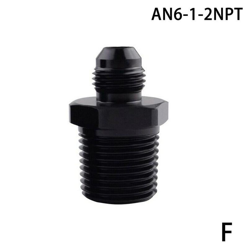 Straight -6AN Flare Male To 3/8"NPT Pipe Adapter Fitting Hot K5R7 AN 6 ...