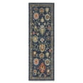 thumbnail image 3 of Woven Trends Cabana - 2863B - Traditional Style, Persian Inspired  Pattern, Pet & Family Friendly, Living Room, Dining Room, Office, Power Loomed, Low Pile Wool Area Rug in Blue - 8' x  11', 3 of 3
