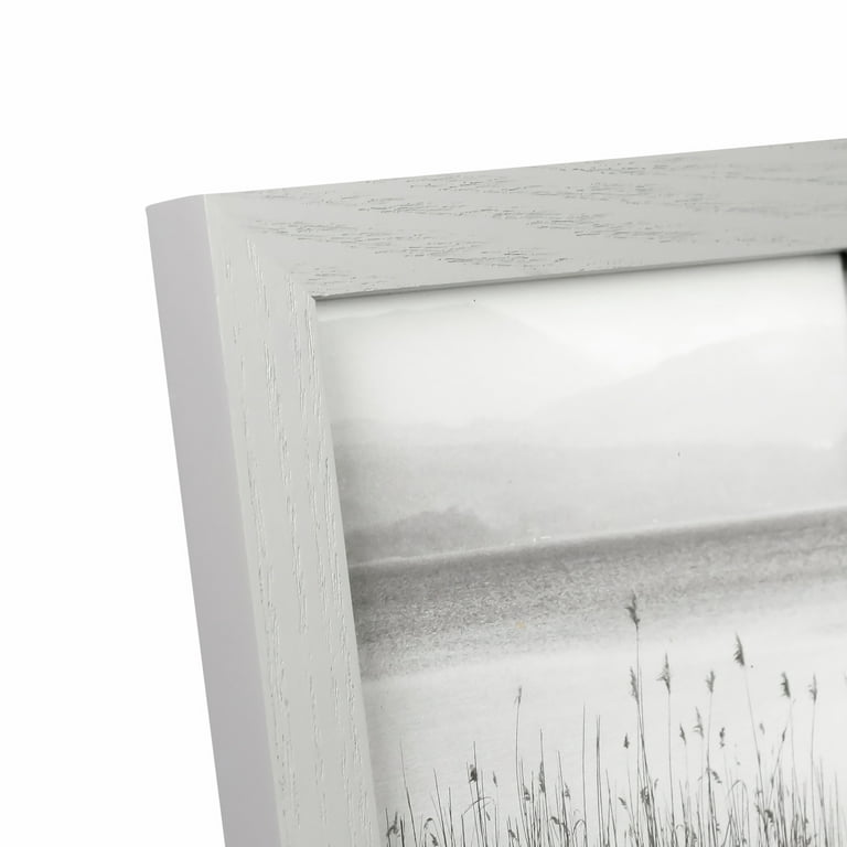 Mainstays 4x6 Linear Gallery Tabletop Picture Frame, White 