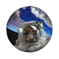 thumbnail image 2 of Easygdp Astronaut In Outer Space Wheel Sun Guard, Spare Tire Cover,Universal Trailer Suv Truck Camper Travel,Easy To Install And Remove -17 Inch, 2 of 9
