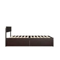 thumbnail image 6 of AFI Boston 14" Full Wood Platform Bed Frame with Set of 2 Storage Drawers, Espresso, 6 of 8