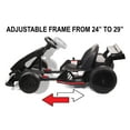 thumbnail image 5 of Audi Sport 24V Big Kids Drifting Ride-On Go Kart (Black), 5 of 12