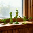 thumbnail image 5 of Set of 4 Creative Resin Yogas Frogs Figurine Decors 4 Different Yogas Pose Frogs Sculpture Statue Collectible Figurines, 5 of 8