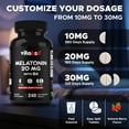thumbnail image 6 of Melatonin 20mg - 240 Fast Dissolve Tablets - Drug Free - Natural Berry Flavor - Vegetarian, Non-GMO, Gluten Free by Vitabod (240 Count (Pack of 3)), 6 of 10