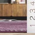 thumbnail image 5 of SAFAVIEH Vision Adrasteia Overdyed Solid Runner, 2'2" x 6', Grape - Modern Design, Grape, Non-Shedding & Easy Cleaning, Ideal for Living Room, Bedroom, Dining Space, Entryway, Hallway, Kitchen, 5 of 13