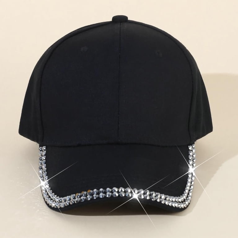 Rhinestone Baseball Cap Bling Stylish Baseball Caps for  display picture 2