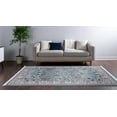 thumbnail image 4 of Rugs.com Rabia Collection Rug – 9' x 12' Blue Low Rug Perfect For Living Rooms, Large Dining Rooms, Open Floorplans, 4 of 9