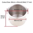 thumbnail image 2 of 4pcs Drink Holder Universal Cup Drink Holder Can Stand Bracket Stainless Steel Drop In Drink Cup Holder for Poker Table Couch, 2 of 5
