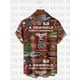 thumbnail image 1 of Camisa de Navidad para hombre, Papá Noel, Jesús, Selfie, divertida, informal, con estampado, camisas Aloha de gran tamaño con música elástica para coche, 1 of 4