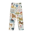 thumbnail image 5 of Easygdp Dogs Funny Pets Men's Pajama Pant, Sleep Elastic Waistband Lounge Pants - Large, 5 of 9