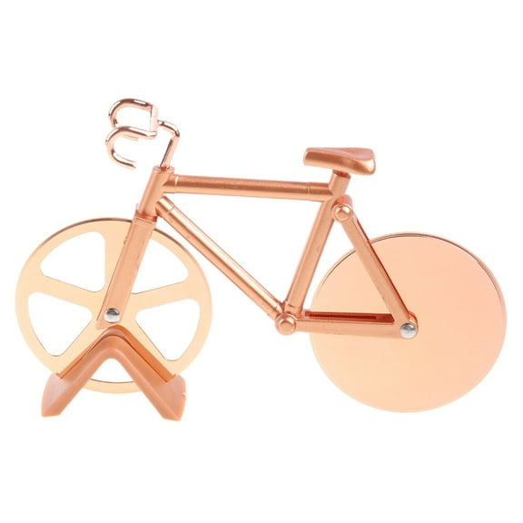 CIYISON Stainless Steel Pizza Knife Bicycle-Shape Wheel Bike Roller Pizza Chopper Slicer