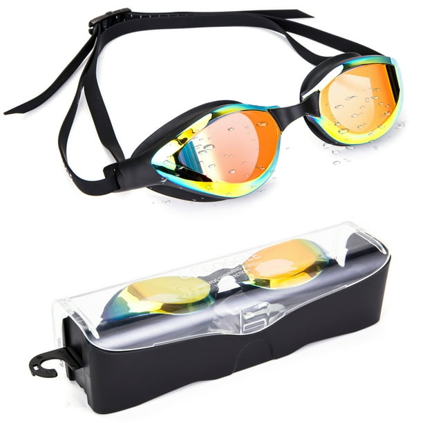 C.F.GOGGLE Swim Goggles for Kids Comfortable Neoprene Strap Does Not