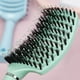 thumbnail image 3 of 5 cepillos para el pelo, peine mágico para desenredar el pelo, peine de masaje para peluquería (color: Azul con pelo-B), 3 of 5