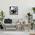 thumbnail image 2 of Penguin Businessman Suit Airplane Animals & Insects Painting Black Framed Art Print Wall Art, 2 of 7