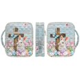 thumbnail image 5 of Garronmavis Cross Rabbit Bible Case Quilted Bible Carrying Case Bible Cover Carrier Carrying Organizer Bag Zippered Book Cover with Handle Gift for Christian, 5 of 7