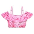 thumbnail image 3 of Girls Two-Piece Pink Swimsuit Good Witch Glinda Costume Swimwear, Size 9-10Y, 3 of 7