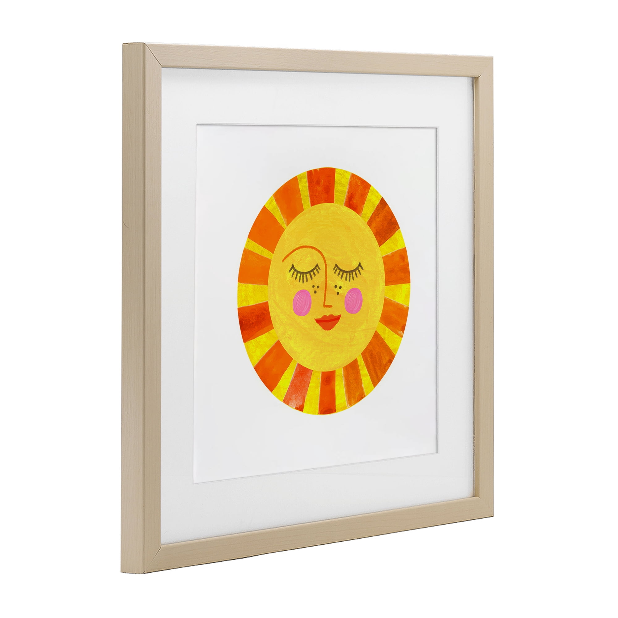 Stupell Industries Simple Warm Sunshine Birch Framed Print Under Glass, design by Katherine Herrell Studio