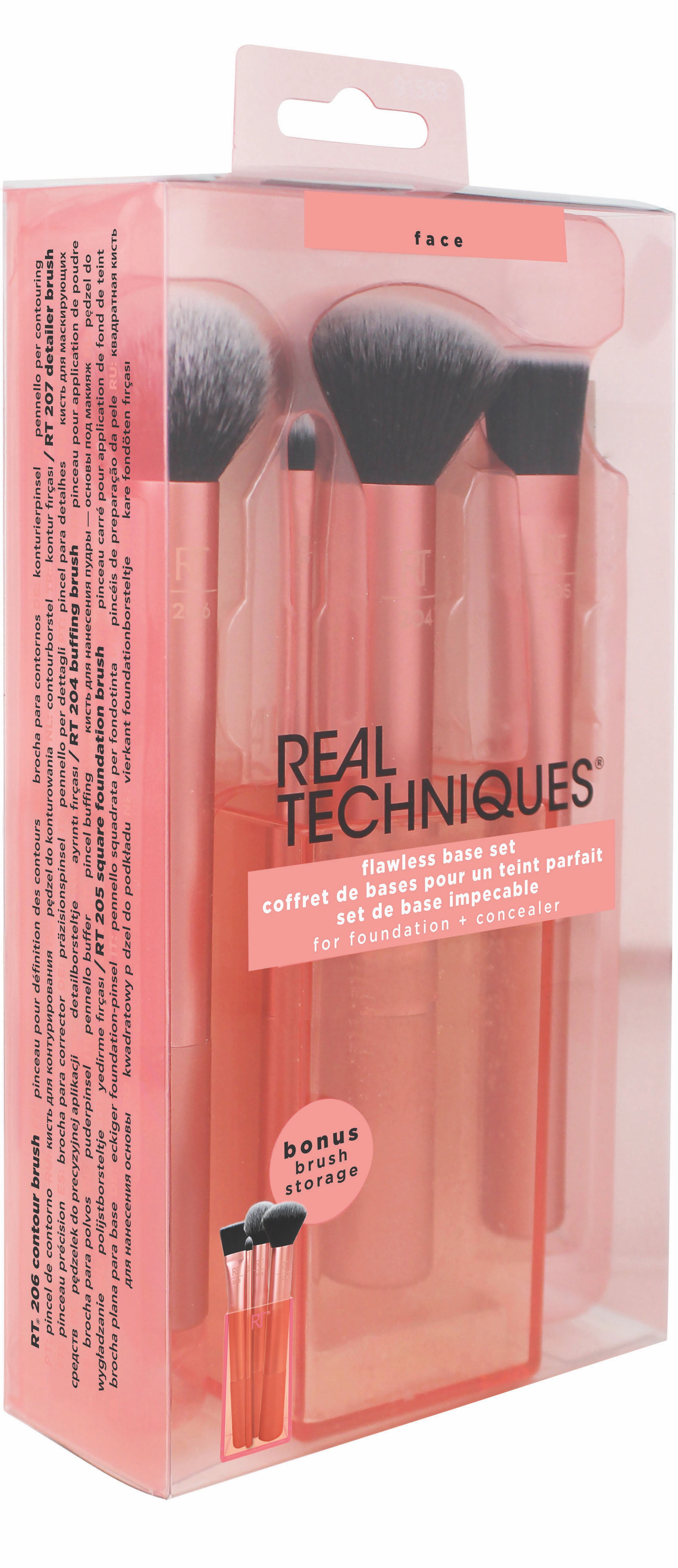 REAL TECHNIQUES,5 Count (Pack Of 1) Flawless Base Set : Essence Real  Techniques Flawless Base Set 5 Piezas: : Beauty