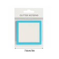 thumbnail image 3 of 1 Pc Sparkle Sticky Notes, Clear Post It Notes Pastel, Cute Self Adhesive Note Memo Pads, Transparent Glitter Notepads Stationery, See Through Notes, Small to Do List, Office Supplies, 3 Inch, Pink, 3 of 9