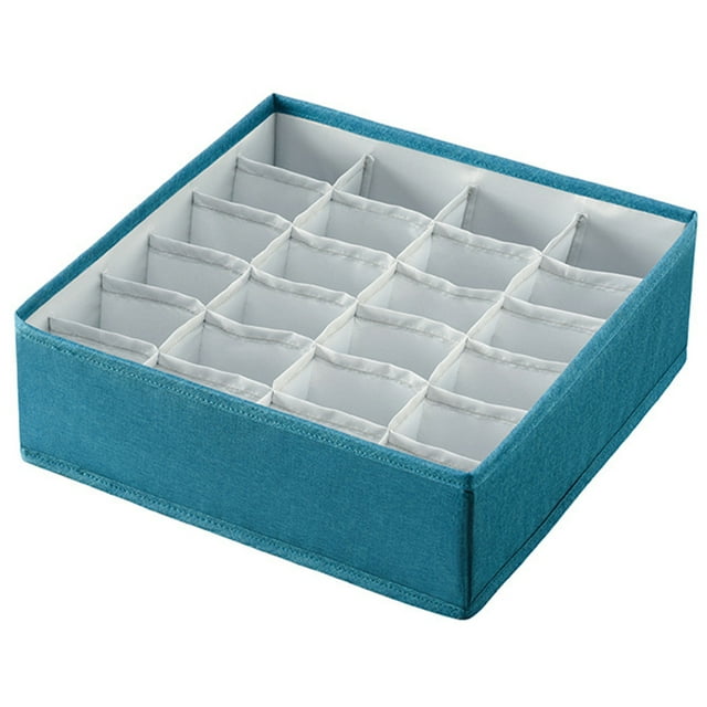Coofit Underwear Organizer Divider Foldable: Large Socks Drawer Organizer Storage Box