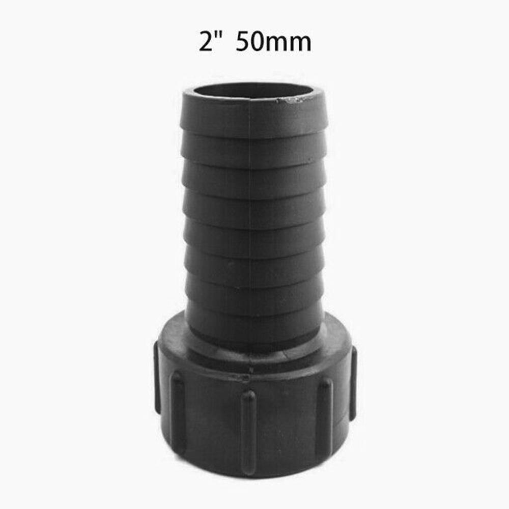 Black Water Tank Garden Hose Adapter Fitting Tool 1/2",3/4",1",11/4",1