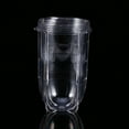 thumbnail image 3 of Nikou Gobelet de Remplacement Transparent en Plastique pour Tasse Haute Ou Courte Mixeur Pièces (2), 3 of 6