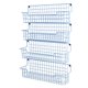 thumbnail image 1 of Aurikar Especiero De Pared Organizador De Especias De Pared Para Puerta De Gabinete De Cocina Paquete De 4 Especieros Colgantes Para Ahorrar Espacio En La Pared De La Cocina Azul Claro, 1 of 5