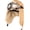 Khaki, variant on Aviator Hat with Goggles, Warm Winter Trapper Hat with Ear Flaps,Faux Fur Warmth, Full Ear Coverage, Retro Pilot Style, Unisex Winter Wear, Outdoor Cold Weather(Black)