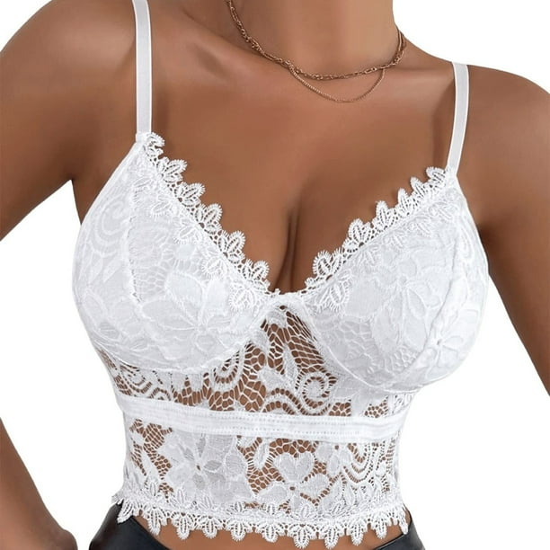 Maidenform T-Back Lace Bra with Adjustable Straps India