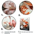 thumbnail image 3 of Designart "Koi Fish Fishing Contemporary wall art II" Animals Floater Framed Canvas Wall Art, 3 of 7