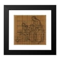 thumbnail image 2 of Pierre Puvis de Chavannes 22x20 Black Modern Framed Museum Art Print Titled - Group Made Up of Two Women and a Child (1878-1882), 2 of 5