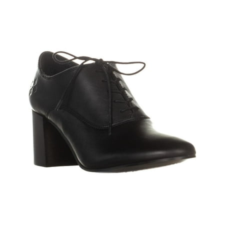 Womens Patricia Nash Mara Lace Up Oxford Heels, Black