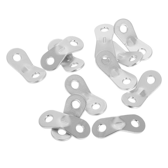 HIAKDOFT Guyline Rope Tensioner Aluminum Alloy 12Pcs 1.6x0.6x0.1In