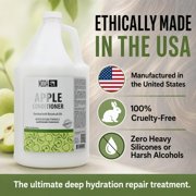 MODA - Moisturizing Conditioner for all Hair Types, Apple, 128 Oz, Professional - Strengthens, Moisturizes, Leaves Hair Soft and Shiny, Adds Volume, Protects Color and Restore