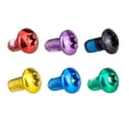 thumbnail image 4 of Soidarity Tornillo de disco de freno de bicicleta, 12 Uds., tornillo de vástago de arcoíris colorido, rosca M5x9mm T25, tornillo Allen, enchufe hexagonal Ciclismo oro Soidarity OD000688-05, 4 of 6
