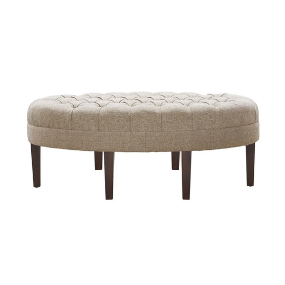 Gracie Mills Mareli Surfboard Tufted Oval Ottoman - GRACE-3907