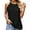 Black, variant on Halter Tank Tops for Women Summer Sleeveless Eyelet Shirts Loose Fit Casual High Neck Blouse Pleated Flowy Cami Tops T-Shirts "Green, S"