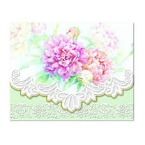 carol's rose garden peony mix blank 10 card set portfolio
