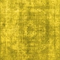 thumbnail image 1 of Ahgly Company Machine Washable Indoor Square Abstract Yellow Contemporary Area Rugs, 6' Square, 1 of 4
